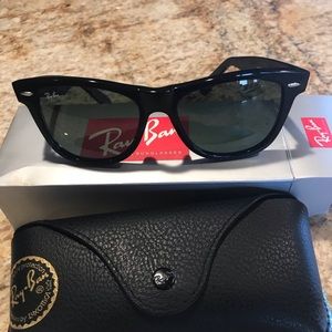 Oversized RayBan Wayfarer Sunglasses